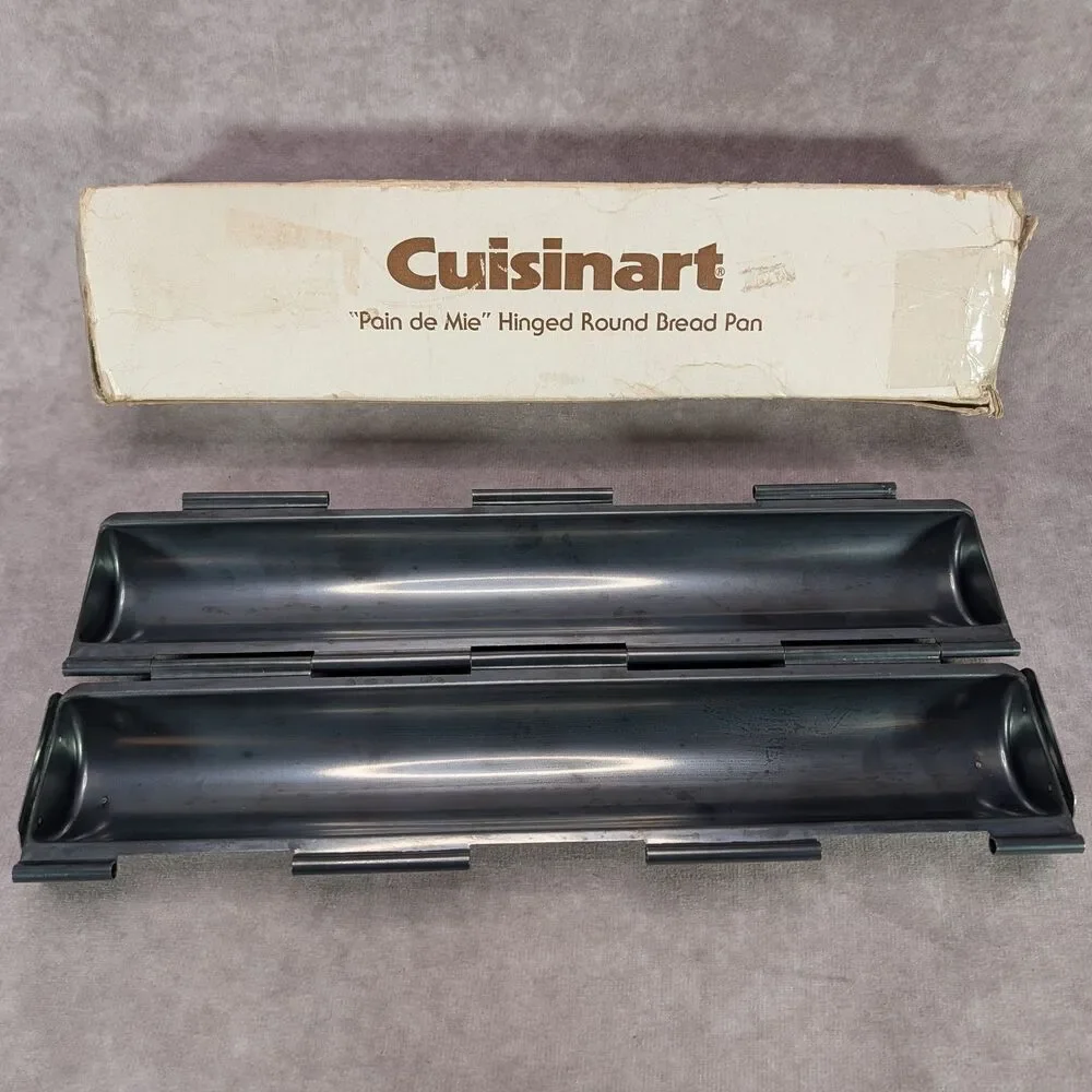 Vintage Cuisinart Pain de Mie Hinged Round Bread Pan Made in France NO BRASS ROD